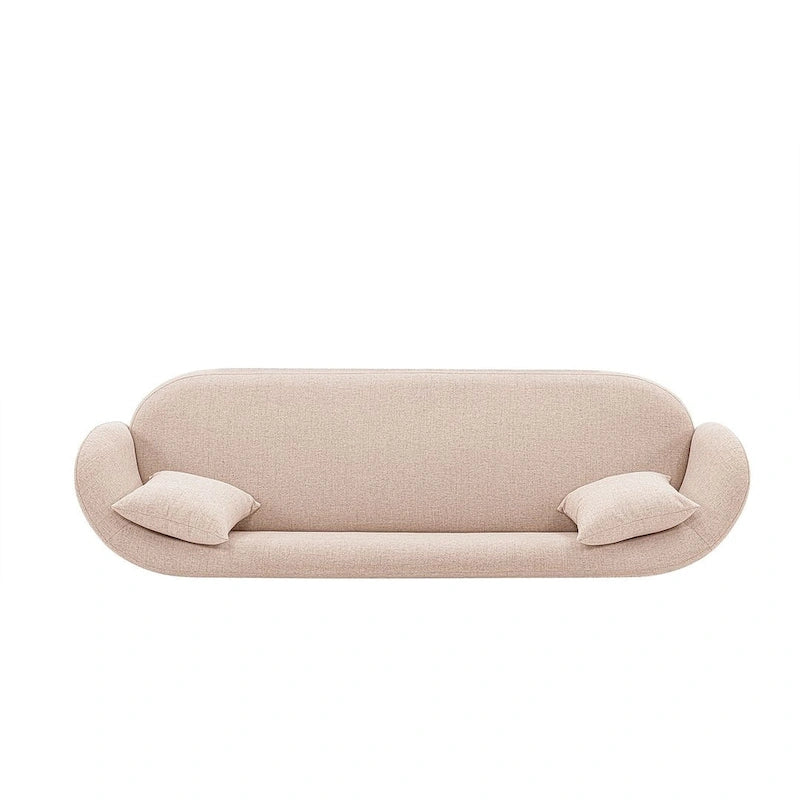 Manhattan Comfort zeitgenössisches Siri Sofa- und Akzentsessel-Set mit Kissen
