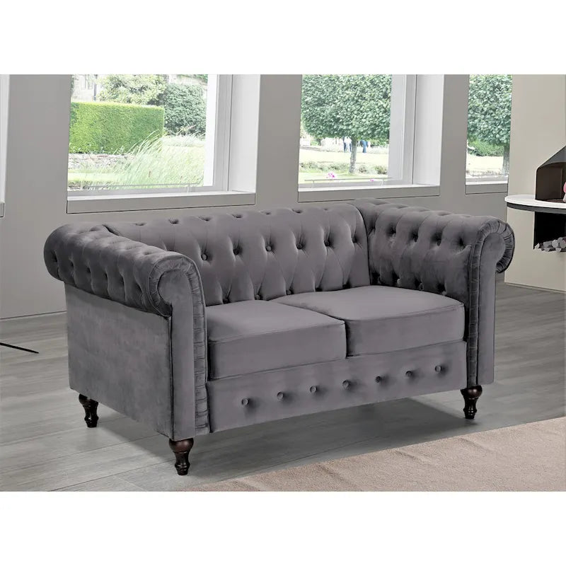 Smith klassischer Chesterfield-Loveseat