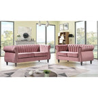 Capucina 2-delige fluwelen sofaset voor de woonkamer
