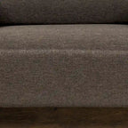 Ensemble de canapé 2 pièces Jimo en chêne rustique et tissu en lin, par Furniture of America