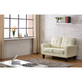 Sofá biplaza moderno tapizado Feathery Devil de US Pride Furniture