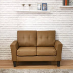 Sofá biplaza moderno tapizado Feathery Devil de US Pride Furniture