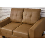 Sofá biplaza moderno tapizado Feathery Devil de US Pride Furniture