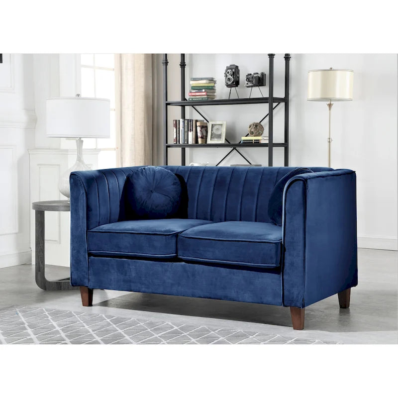Boton Chesterfield-loveseat