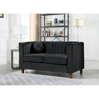 Boton Chesterfield-loveseat