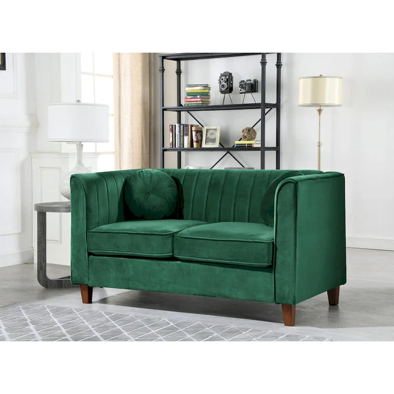 Boton Chesterfield-loveseat