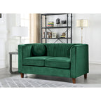 Boton Chesterfield-loveseat
