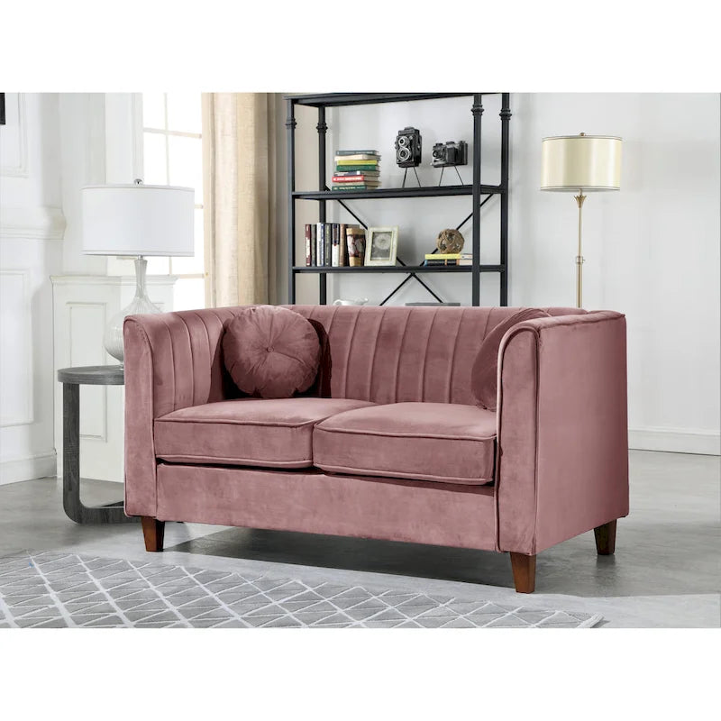 Boton Chesterfield-loveseat