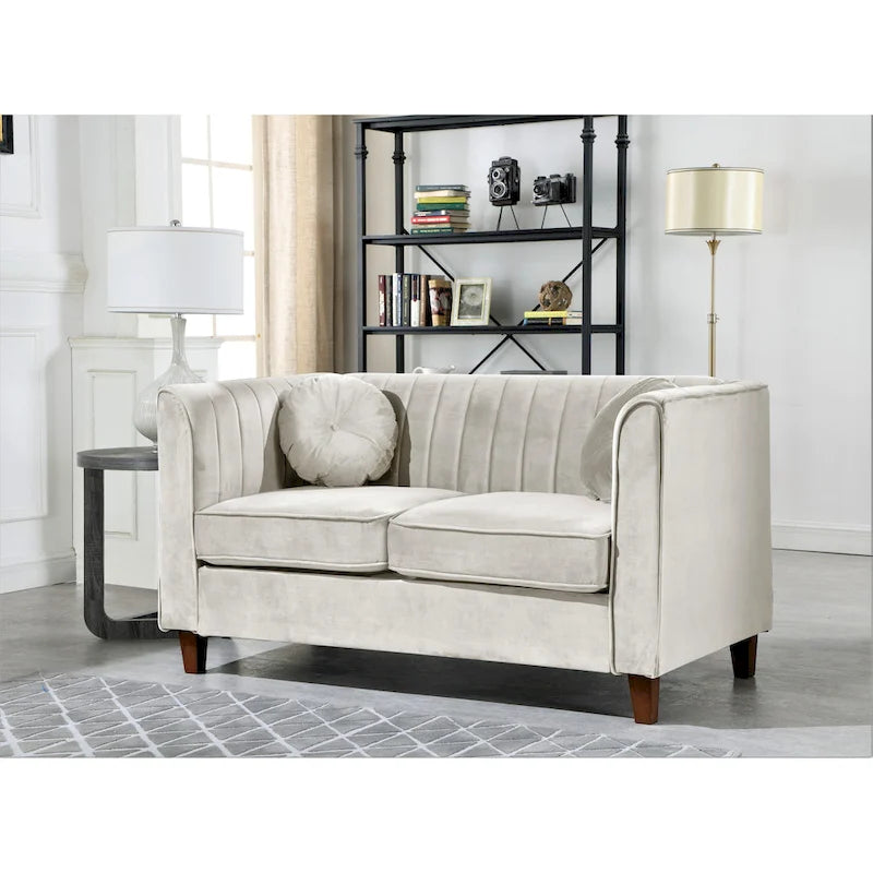 Boton Chesterfield-loveseat