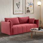 Mid-Century Modern 3-Seater Soft Sofa for Living Room, Apartment, Lounge, Bedroom