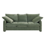 Mid-Century Modern 3-Seater Soft Sofa for Living Room, Apartment, Lounge, Bedroom