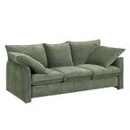 Mid-Century Modern 3-Seater Soft Sofa for Living Room, Apartment, Lounge, Bedroom