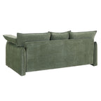 Mid-Century Modern 3-Seater Soft Sofa for Living Room, Apartment, Lounge, Bedroom