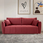 Mid-Century Modern 3-Seater Soft Sofa for Living Room, Apartment, Lounge, Bedroom