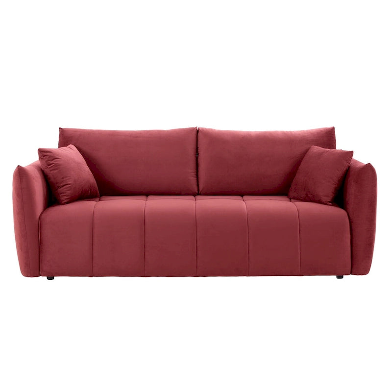 Mid-Century Modern 3-Seater Soft Sofa for Living Room, Apartment, Lounge, Bedroom