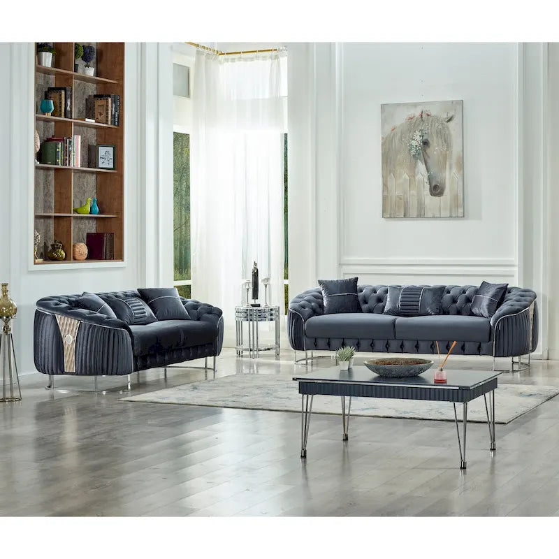 Lucca comfortabele moderne loveseat voor 2 personen