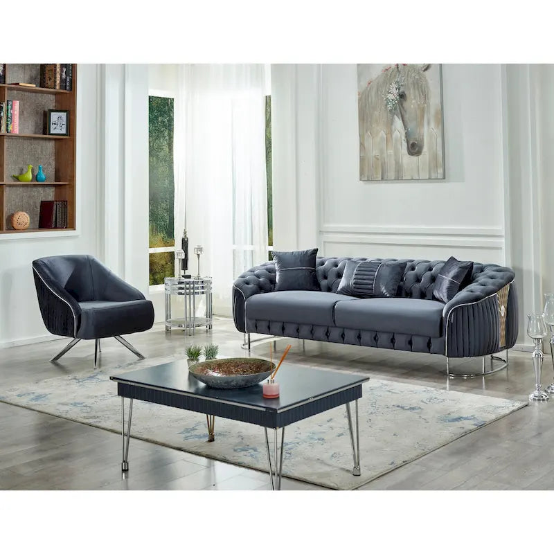 Lucca comfortabele moderne loveseat voor 2 personen