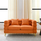 Oversized 2 Seater Sectional Sofa, Living Room Fabric Sectional Sofa