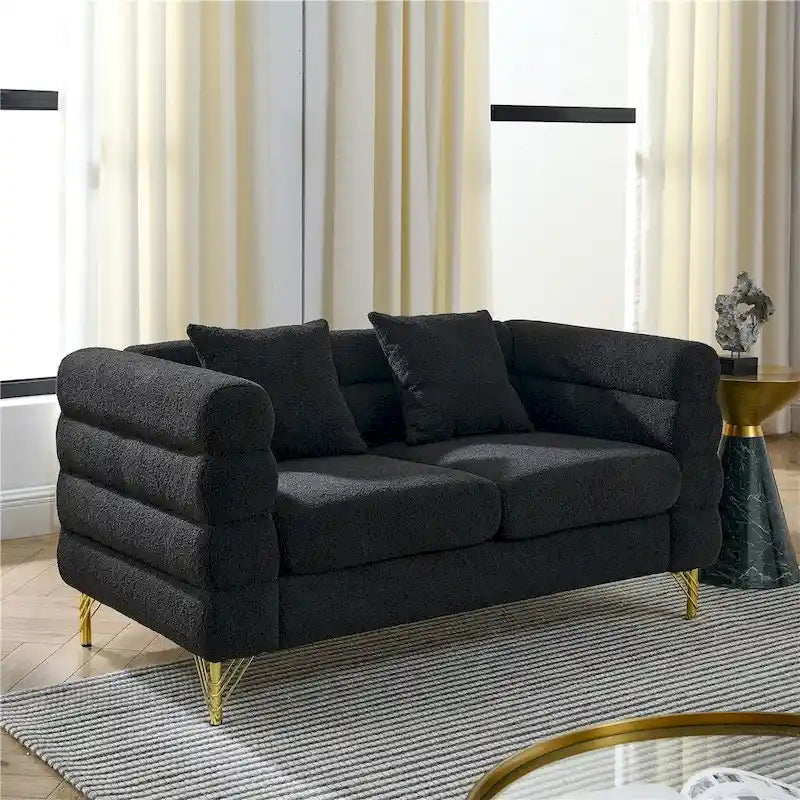 Duża sofa modułowa dla 2 osób, materiałowa sofa modułowa do salonu