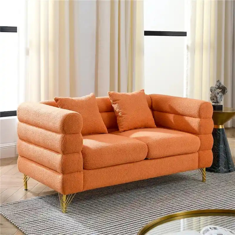 Duża sofa modułowa dla 2 osób, materiałowa sofa modułowa do salonu