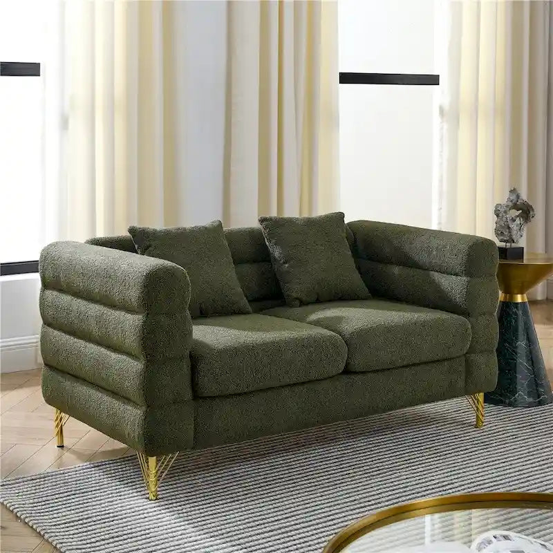 Duża sofa modułowa dla 2 osób, materiałowa sofa modułowa do salonu