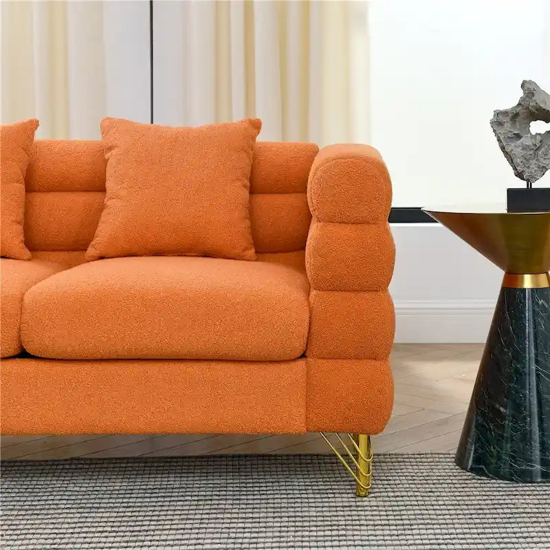 Duża sofa modułowa dla 2 osób, materiałowa sofa modułowa do salonu