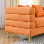 Duża sofa modułowa dla 2 osób, materiałowa sofa modułowa do salonu