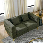 Duża sofa modułowa dla 2 osób, materiałowa sofa modułowa do salonu