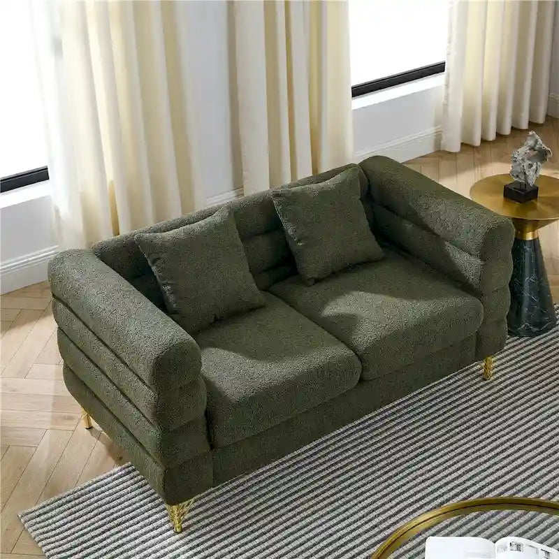 Duża sofa modułowa dla 2 osób, materiałowa sofa modułowa do salonu