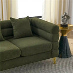 Duża sofa modułowa dla 2 osób, materiałowa sofa modułowa do salonu
