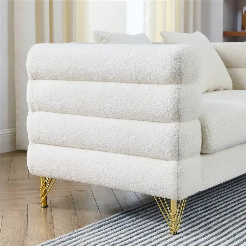 Duża sofa modułowa dla 2 osób, materiałowa sofa modułowa do salonu