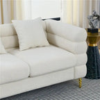 Duża sofa modułowa dla 2 osób, materiałowa sofa modułowa do salonu