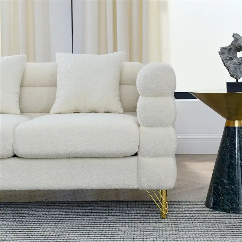 Duża sofa modułowa dla 2 osób, materiałowa sofa modułowa do salonu
