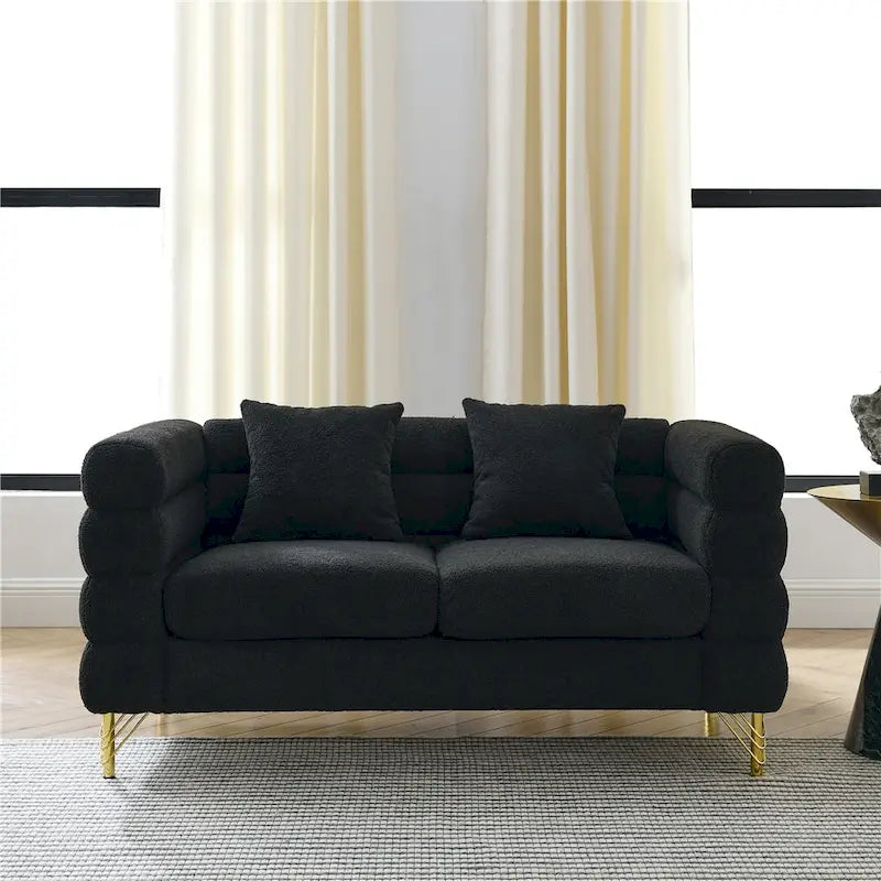 Duża sofa modułowa dla 2 osób, materiałowa sofa modułowa do salonu