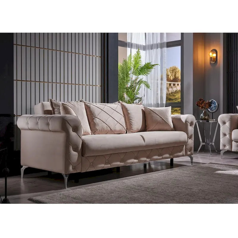 Ensemble de salon Rivario 2 pièces : un canapé et une causeuse