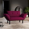 Haydar extra-breiter moderner Loveseat mit Metallbeinen