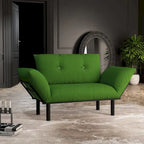 Haydar extra-breiter moderner Loveseat mit Metallbeinen