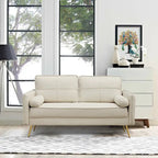Round Arm Loveseat