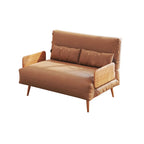 JASIWAY 43.3 tapicerowana sofa dwuosobowa z funkcją spania, beżowa
