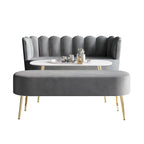 CraftPorch Luxurious Velvet Upholstered 3-piece Living Set
