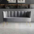 CraftPorch Luxurious Velvet Upholstered 3-piece Living Set
