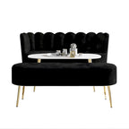 CraftPorch Luxurious Velvet Upholstered 3-piece Living Set