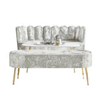 CraftPorch Luxurious Velvet Upholstered 3-piece Living Set