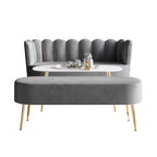 CraftPorch Luxurious Velvet Upholstered 3-piece Living Set