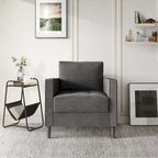 CraftPorch Contemporary Minimalist -malliston pellavaverhoiltu 3-osainen olohuonesarja