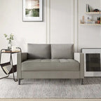 CraftPorch Contemporary Minimalist -malliston pellavaverhoiltu 3-osainen olohuonesarja
