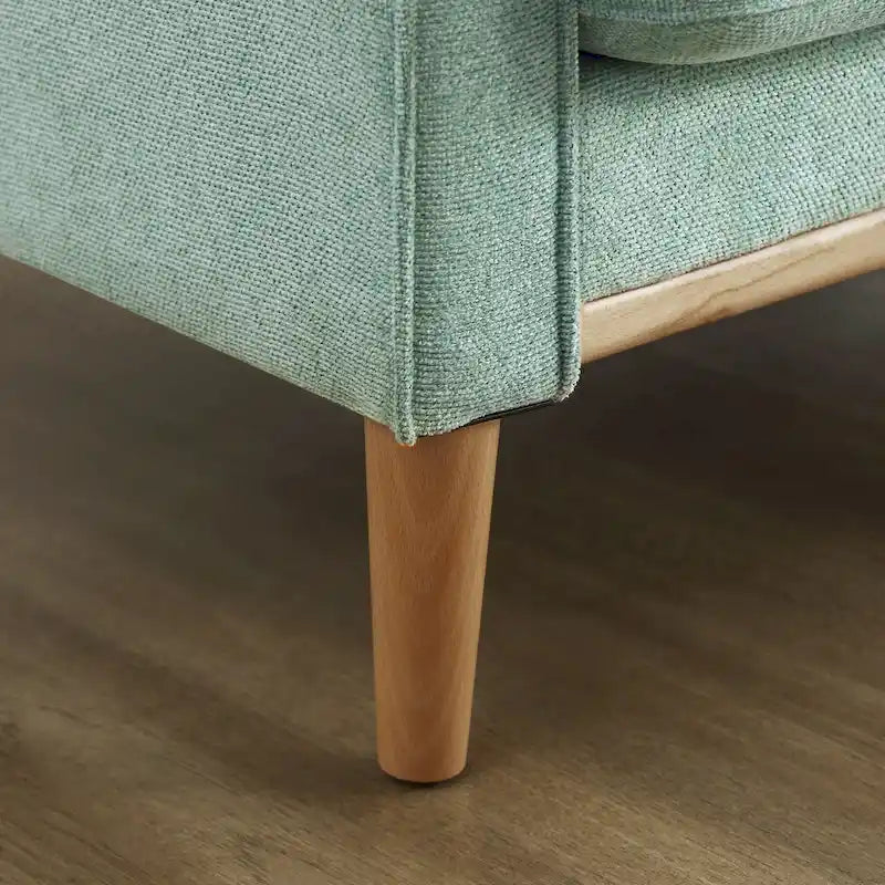 Sofá biplaza con tela impermeable y carga USB