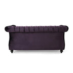 Christopher Knight Home - Somerville, pehmustettu Chesterfield-tyylinen kahden istuttava sohva koristeellisilla naulapäillä