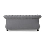 Christopher Knight Home - Somerville, pehmustettu Chesterfield-tyylinen kahden istuttava sohva koristeellisilla naulapäillä