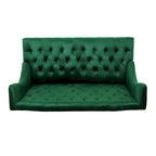 Leora Modern Glam Tufted Velvet Wingback Loveseat by Christopher Knight Home
